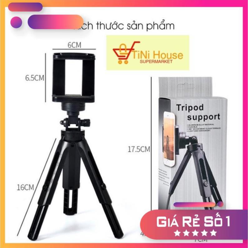 Đế 3 chân giá đỡ điện thoại máy ảnh -Tripod xoay 360 độ mini dựng 3 chân  livestream⭐Tay cầm quay phim chụp ảnh⭐D-GD368