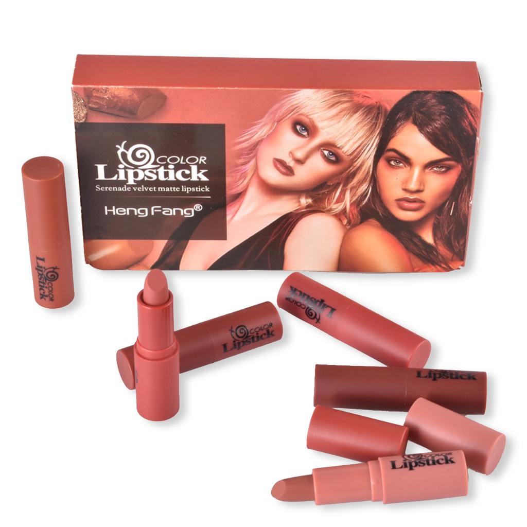 Bộ 6 Son Lì Hengfang Serenade Mịn Như Nhung #H137 | BigBuy360 - bigbuy360.vn