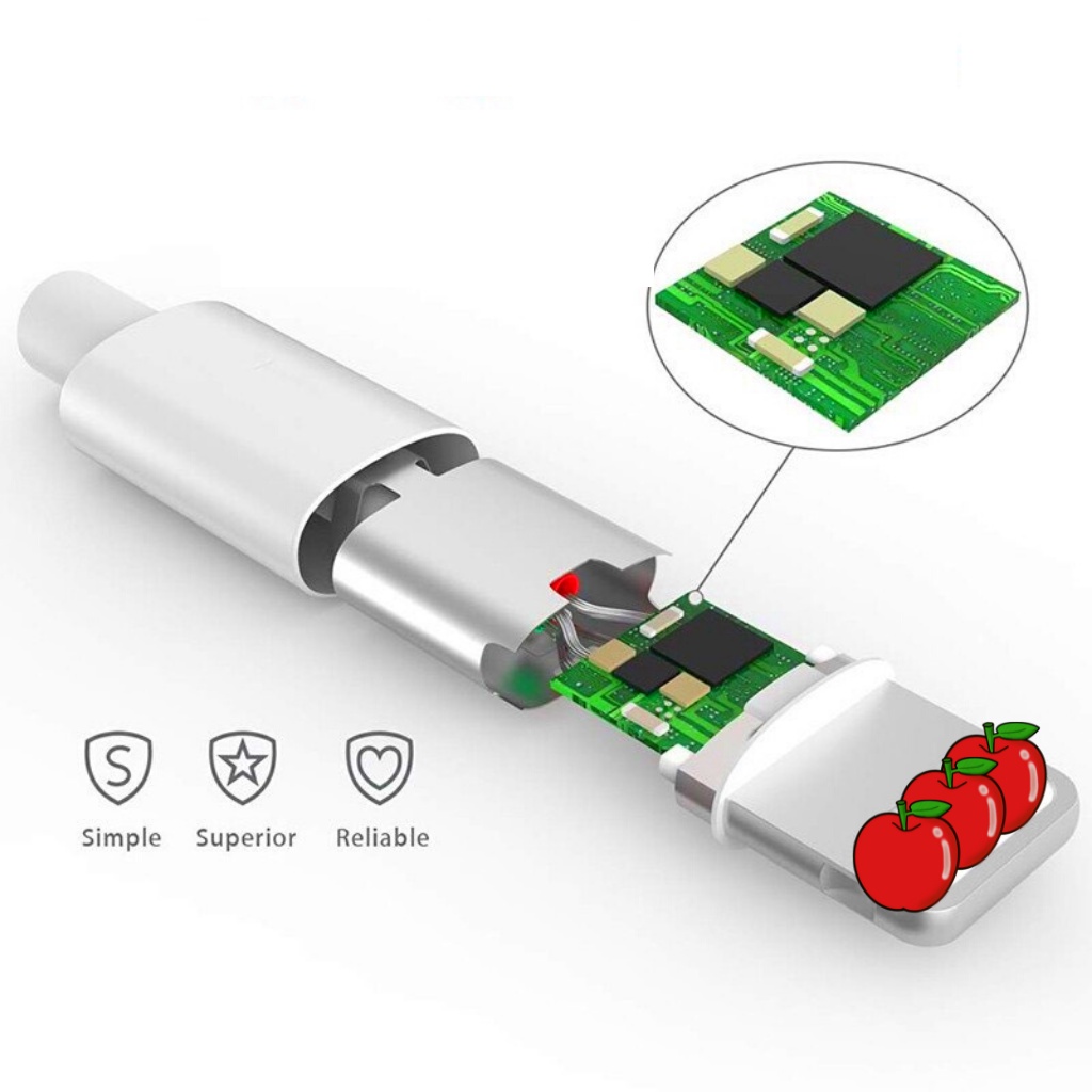 Dây sạc, Cáp sạc chân lai ning cho ip6/6s/7/8/7plus/8plus/x/xsmax/11/12/13/pro/promax - sạc nhanh 2A
