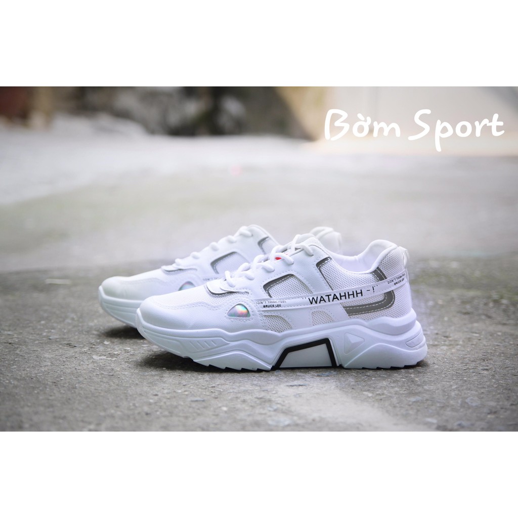 Giày thể thao nam nữ phản quang WATAHHH tăng chiều cao Hàn Quốc rẻ đẹp 2020 BOM - 015-028 | BigBuy360 - bigbuy360.vn