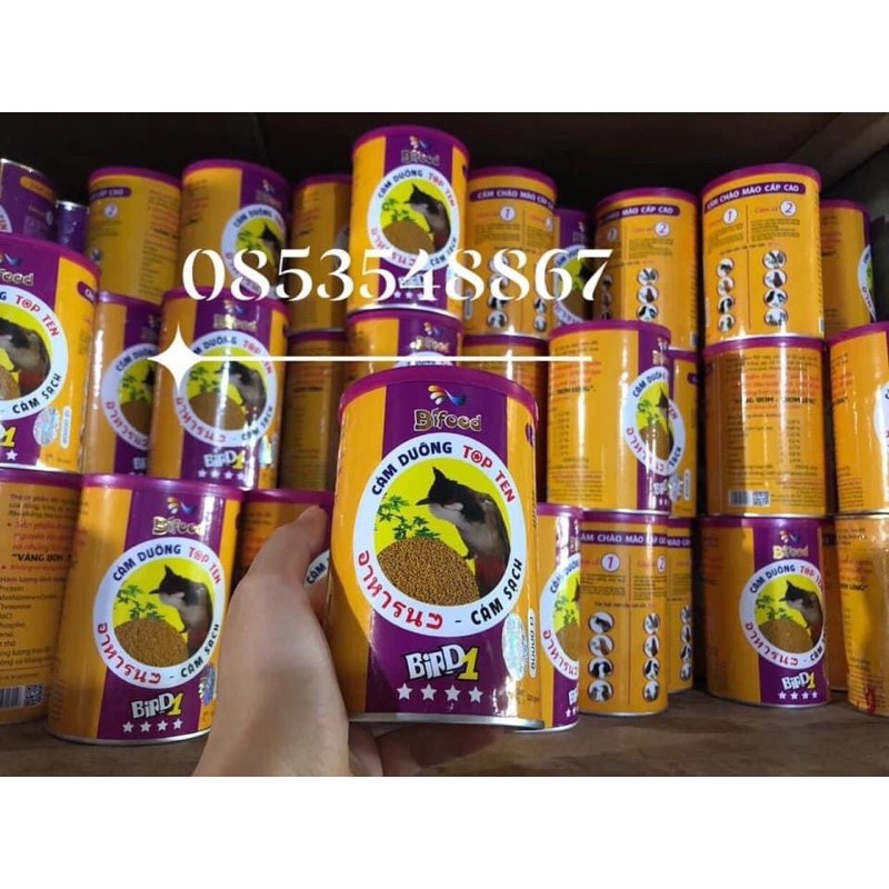 Cám Chào Mào Bifood Đỉnh lớn 500gr - Hủ đỉnh nhỏ 300gr- Sản Phẩm Cao Cấp.