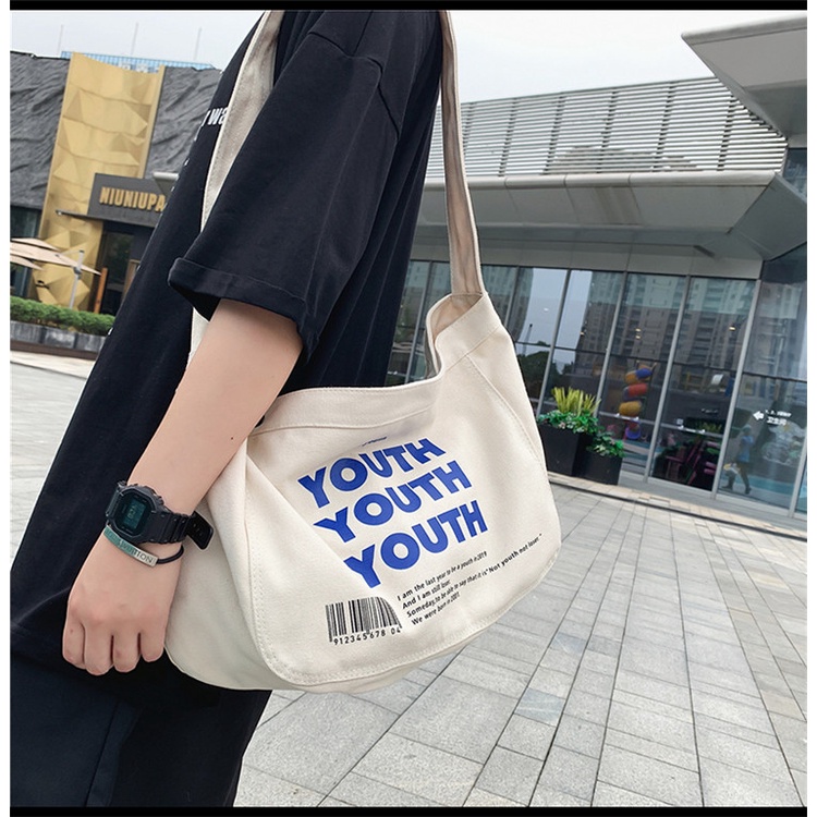 Túi Đeo Canvas Youth Sành Điệu Nam Nữ Praza - DCS0135