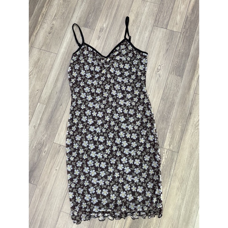[Mã WAMT1505 giảm 10K đơn 0K] Váy đầm hoa ôm Floral Cami Bodycon Dress F21 VNXK | BigBuy360 - bigbuy360.vn