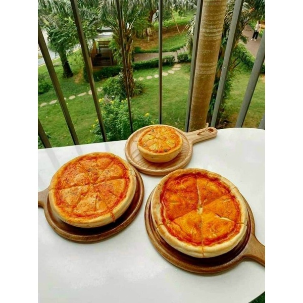 Bánh Pizza Chicago Nhân Nhồi Phô Mai TỪ ĐƠN 50K,  Hàng ngon nhà làm