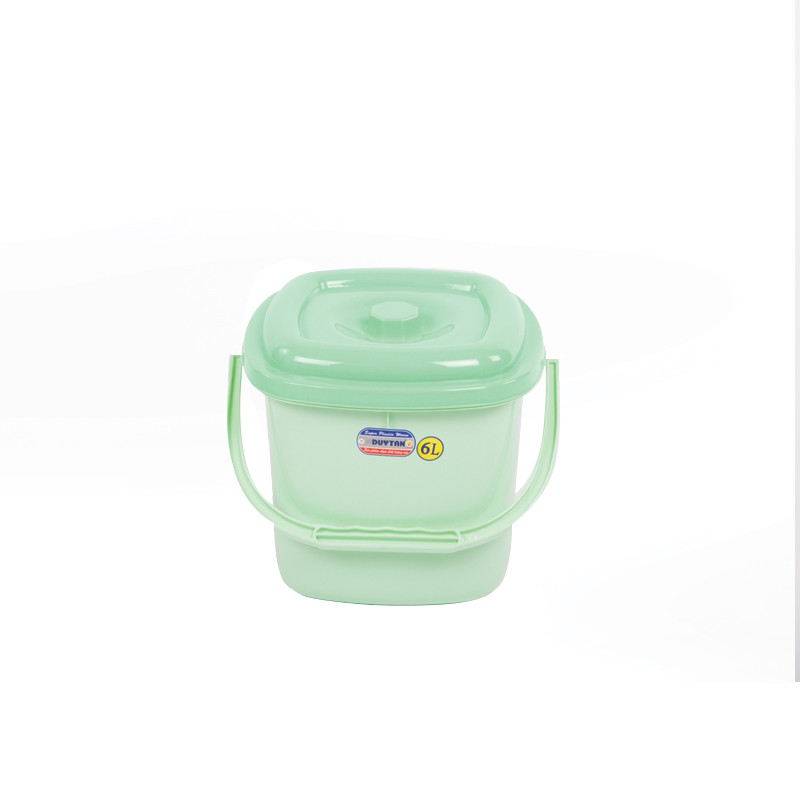 Xô Có Nắp Vuông Nhựa Duy Tân 4 lít/6 lít/8 lít