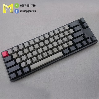 Set keycap PBT Dolch cho Leopold 660m và Bàn phím layout 60% ANSI