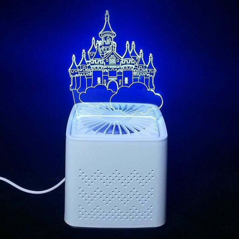 Đèn ngủ để bàn 3d trang trí GIADUNGBANBUONTANTHANH Đèn ngủ LED 3D trang trí - quà tặng độc đáo.aanh