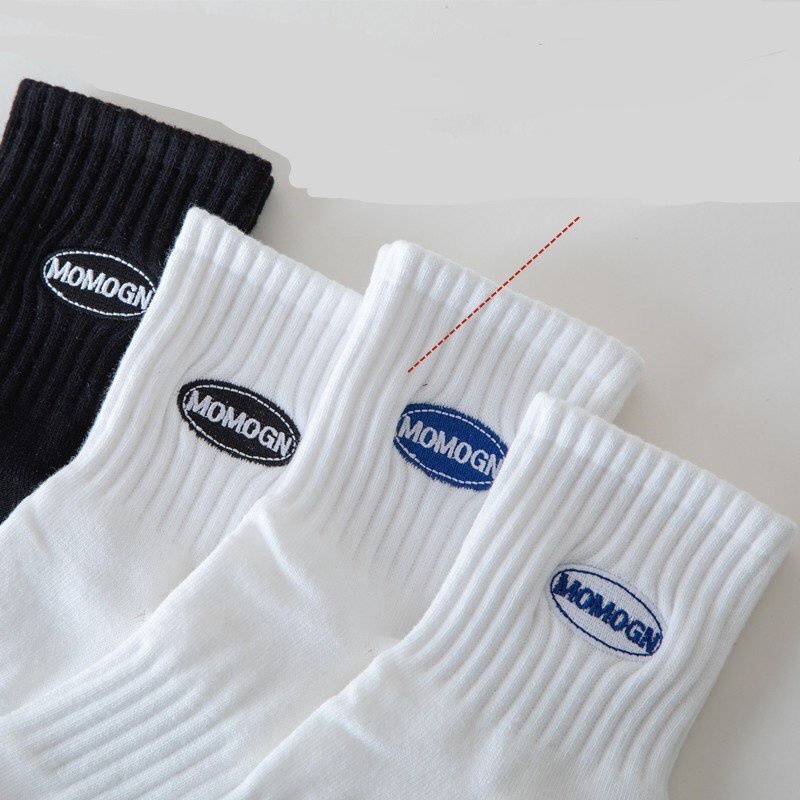 Vớ Tất Unisex nam nữ cổ cao chất bông cotton kiểu dáng thể thao năng động