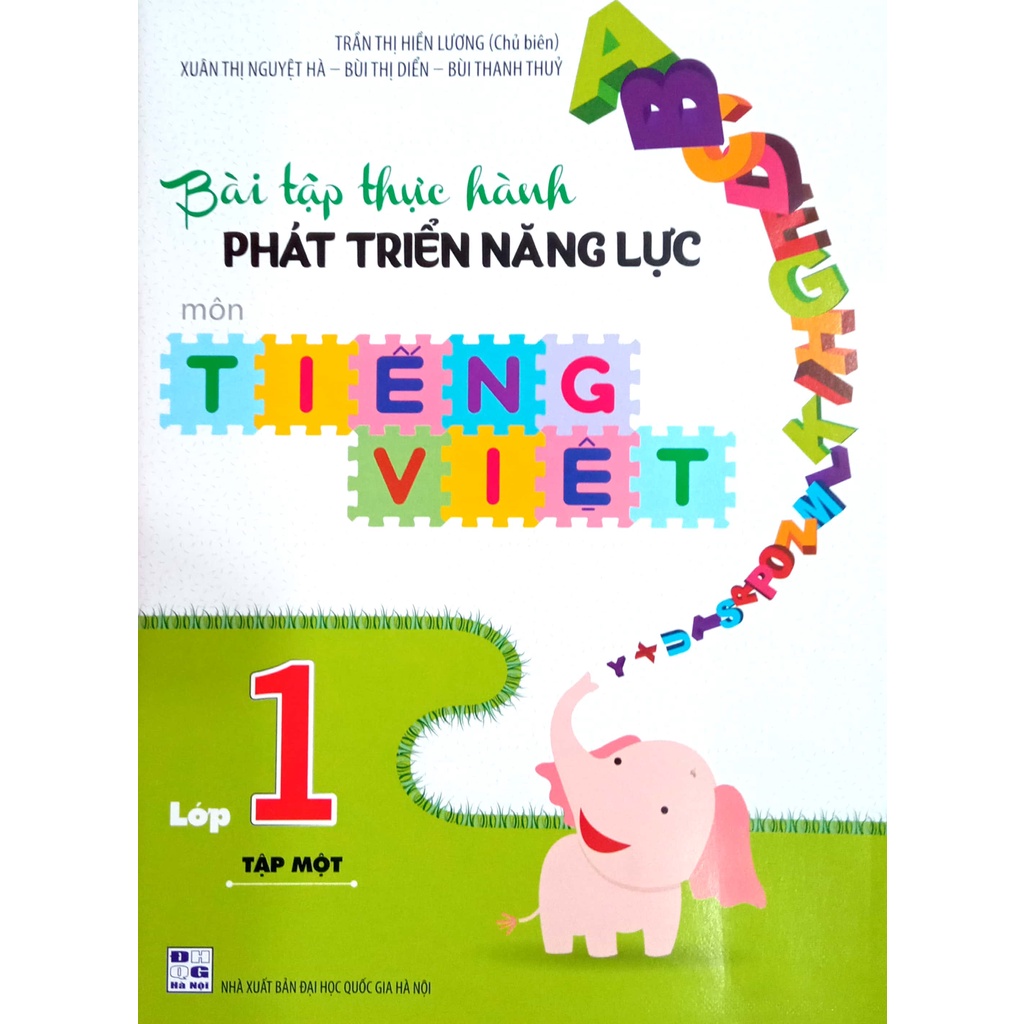 Sách - Bài tập thực hành Phát triển năng lực môn Tiếng Việt lớp 1 - Tập 1