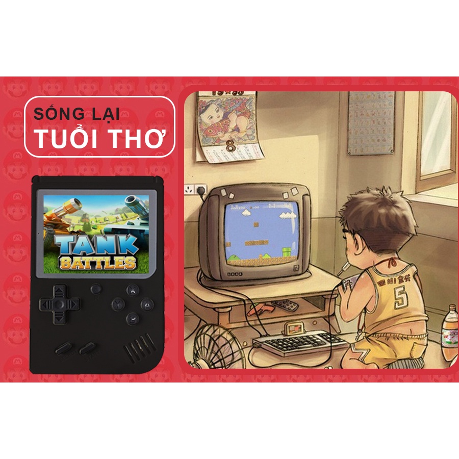 Tay chơi game SUP tích hợp tới 400 trò chơi trong một thiết kế gọn nhẹ giúp bạn có thể giải trí mọi lúc mọi nơi