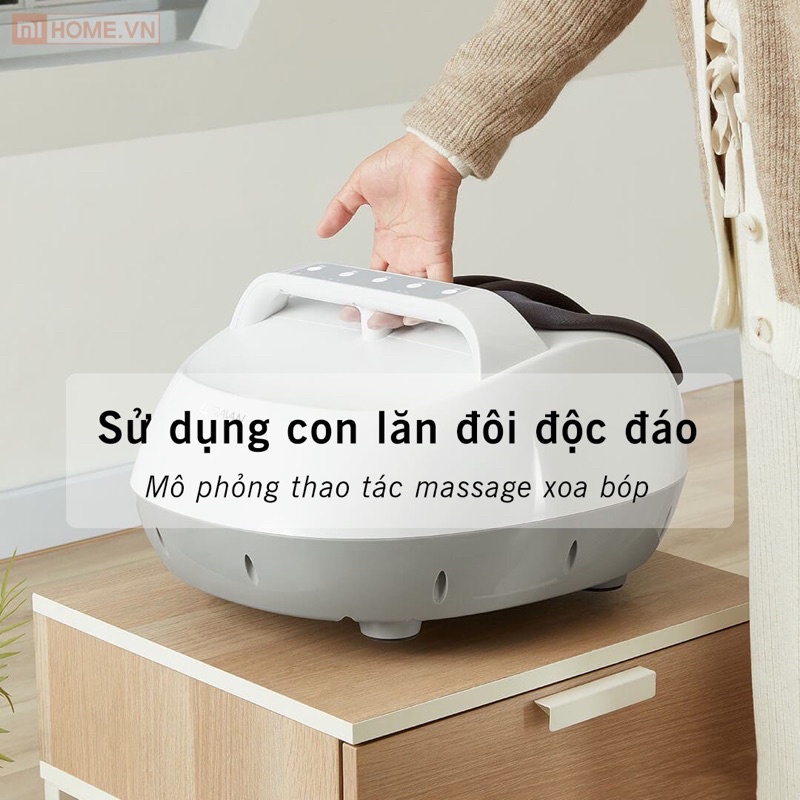 Máy massage chân bấm huyệt XGEEK F3 / LERAVAN (Xiaomi Youpin) - Massage làm ấm chân 360 độ - Khử mùi ion