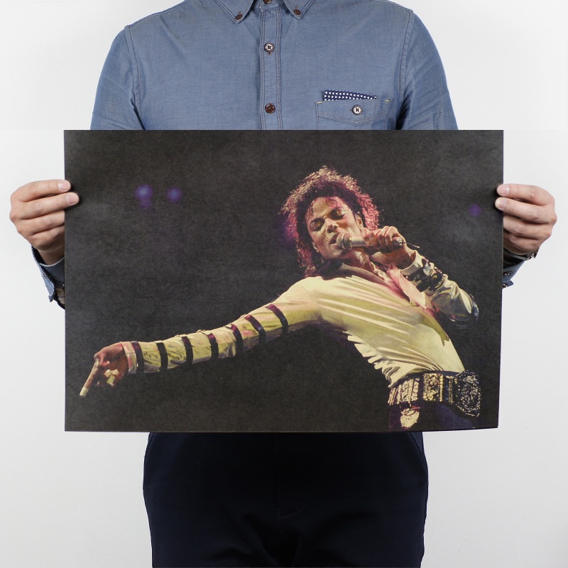 Poster Ngôi Sao Michael Jackson Kích Thước 51x35.5cm
