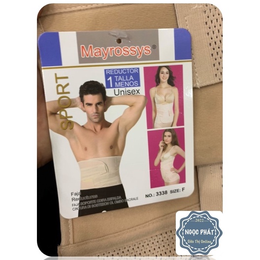 ĐAI GEN NỊT BỤNG ĐỊNH HÌNH EO SAU SINH 3338