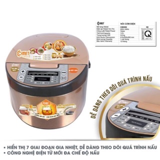 Nồi Cơm Điện Tử Comet CM8087 - CM8088 1.8 Lít
