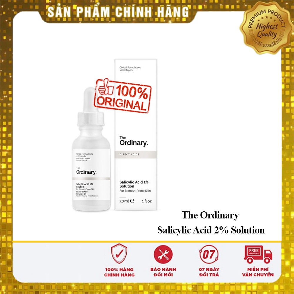 Serum Cải Thiện Thâm Mụn  The Ordinary Salicylic Acid 2% Solution