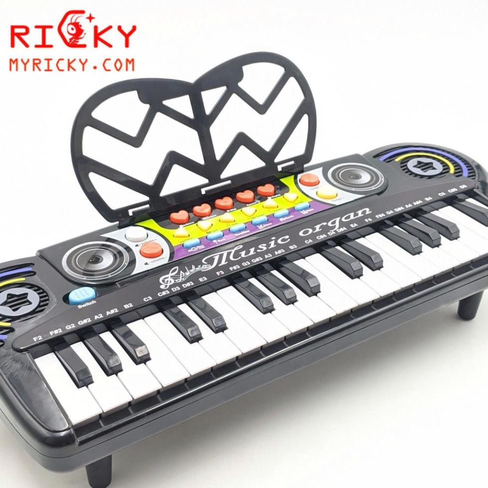 [Khai trương giảm giá] Đàn piano điện tử Magic Piano 34 phím kèm micro cho bé - Đàn organ điện tử 34 phím