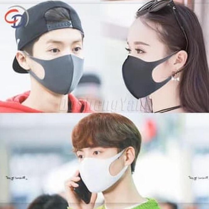 [10 Tặng 1] Khẩu Trang Vải Su 2 Da, HÀNG XUẤT KHẨU , Khẩu Trang Vải Su Hàng Quốc Chống Bụi Khuẩn - Thời Trang | BigBuy360 - bigbuy360.vn