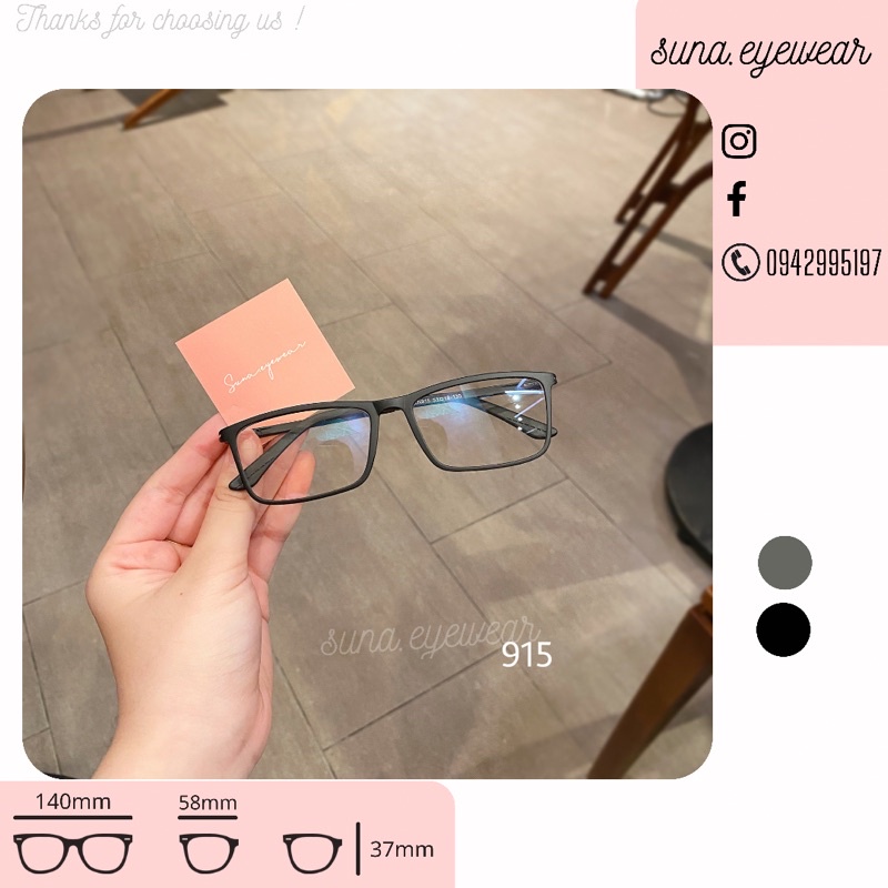 Gọng nhựa dẻo mảnh size M 915 ( Hàng loại 1 ) | BigBuy360 - bigbuy360.vn