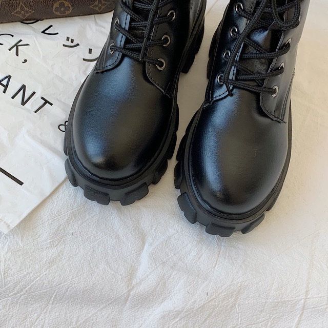 (Sẵn )Boot đen cao cổ đế cao uzzlang siêu xịn🔥🔥🔥 | BigBuy360 - bigbuy360.vn