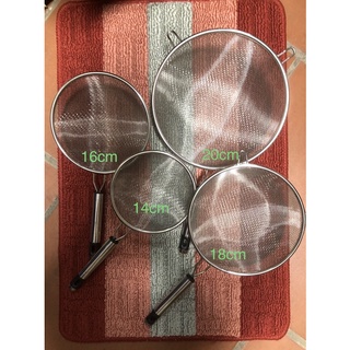 Rây lọc 2 lớp lọc cua,lọc trái cây, lọc nước dừa 14cm 16cm 18cm 20cm