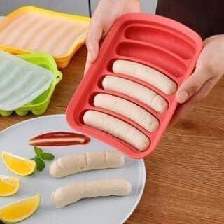 Khuôn Làm Xúc Xích,Khuôn Xúc Xích Silicon Cho Bé Ăn Dặm
