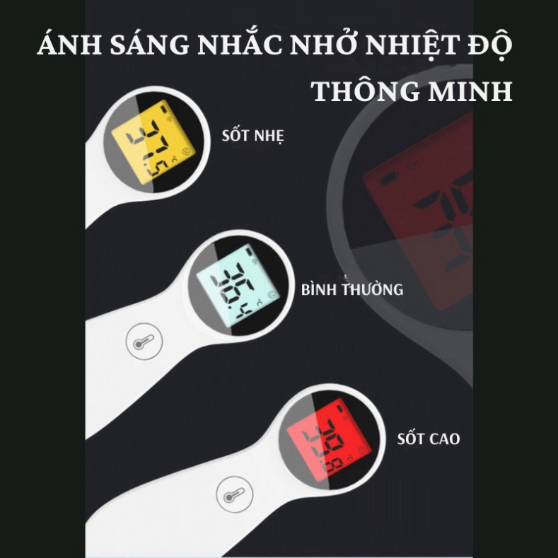 (Mẫu mới 2022) Máy nhiệt kế thông minh mini Contec đo nhiệt độ người, nước sữa, phòng hồng ngoại điện tử an toàn cầm tay