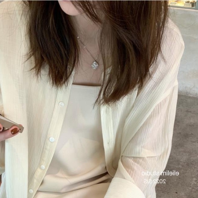 SUXI Áo Kiểu Dáng Rộng Màu Sắc Đơn Giản Phong Cách Vintage Dành Cho Nữ