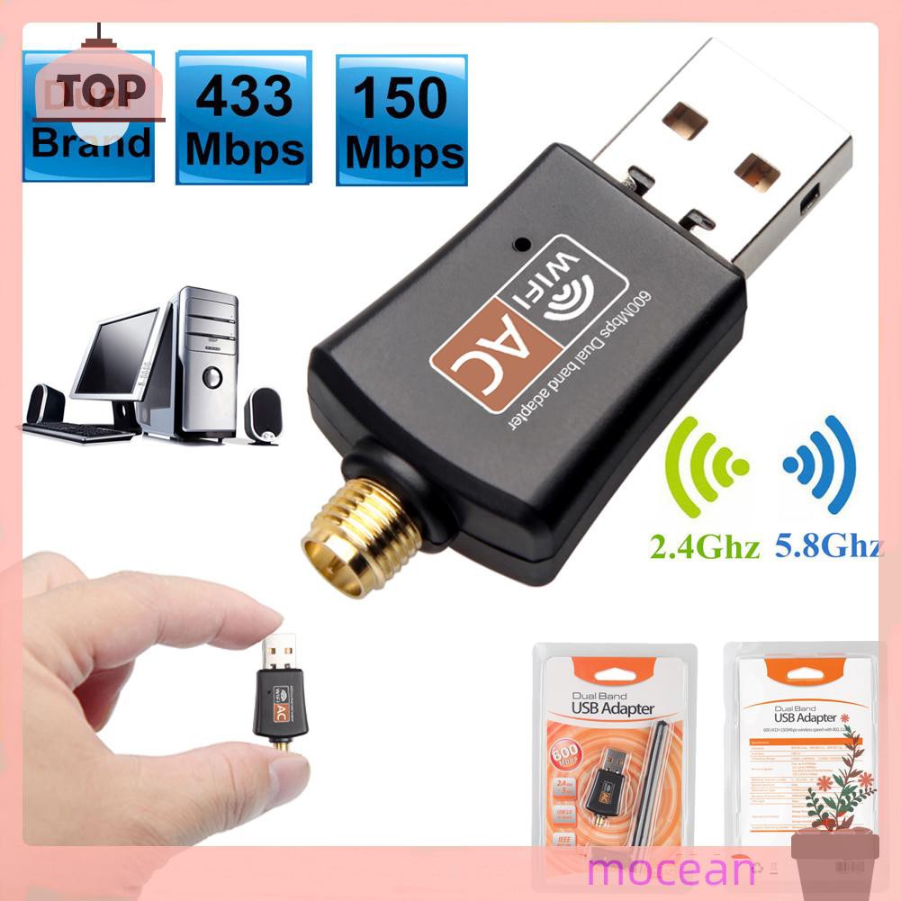 Usb Wifi Mocean 600mbps 5ghz 802.11ac | BigBuy360 - bigbuy360.vn
