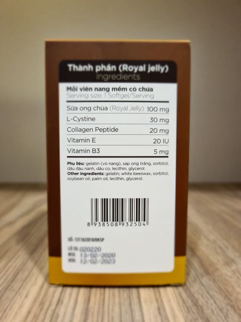 Viên sữa ong chúa collagen Royal Jelly 150viên