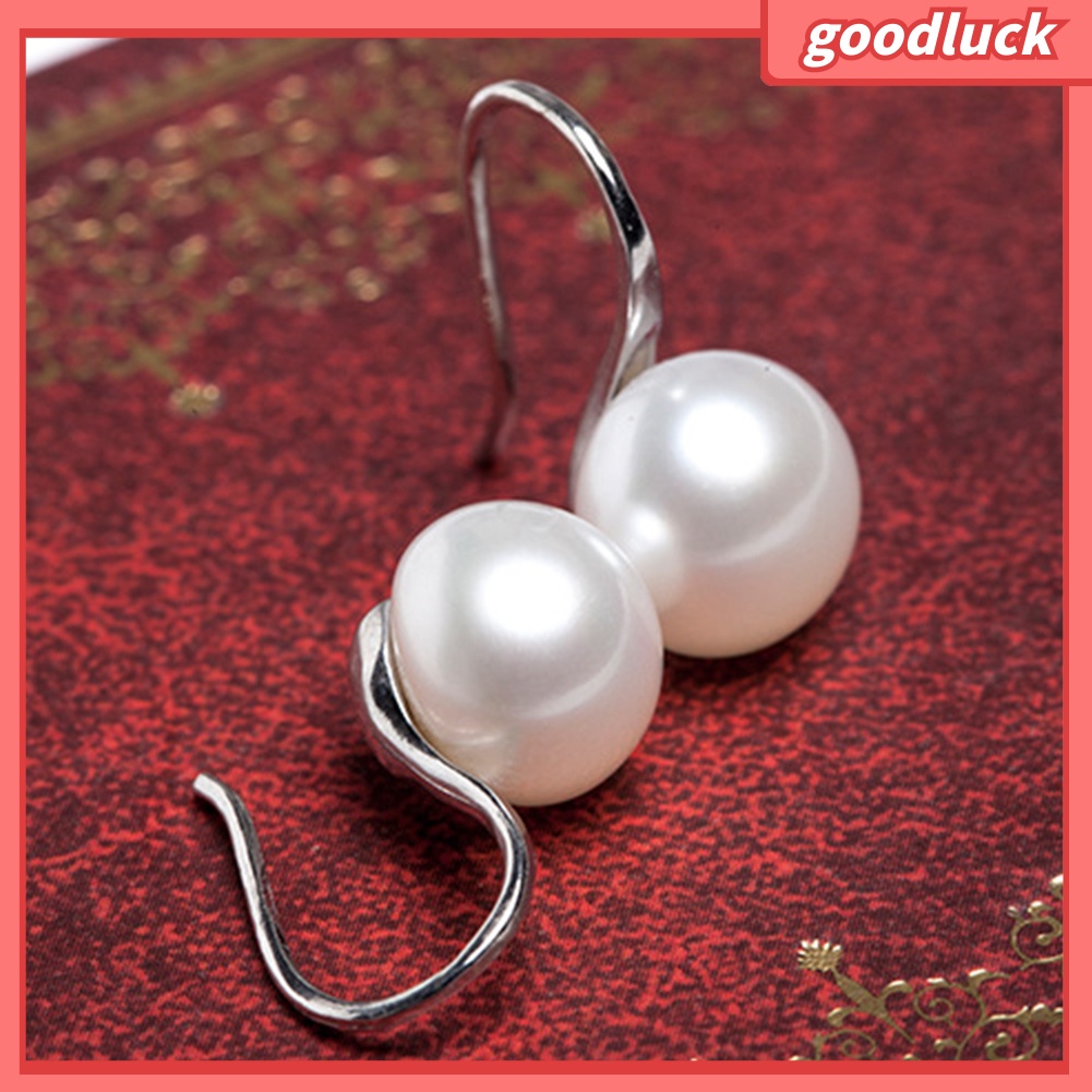 Khuyên Tai Móc Đính Ngọc Trai Giả Thời Trang Cho Nữ