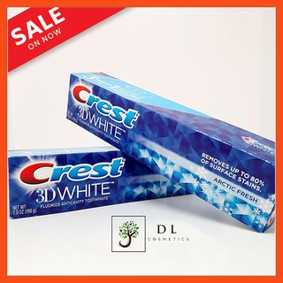 KEM ĐÁNH RĂNG CREST- 198g 3D WHITE RADIANT MINT  (xách tay Mỹ)