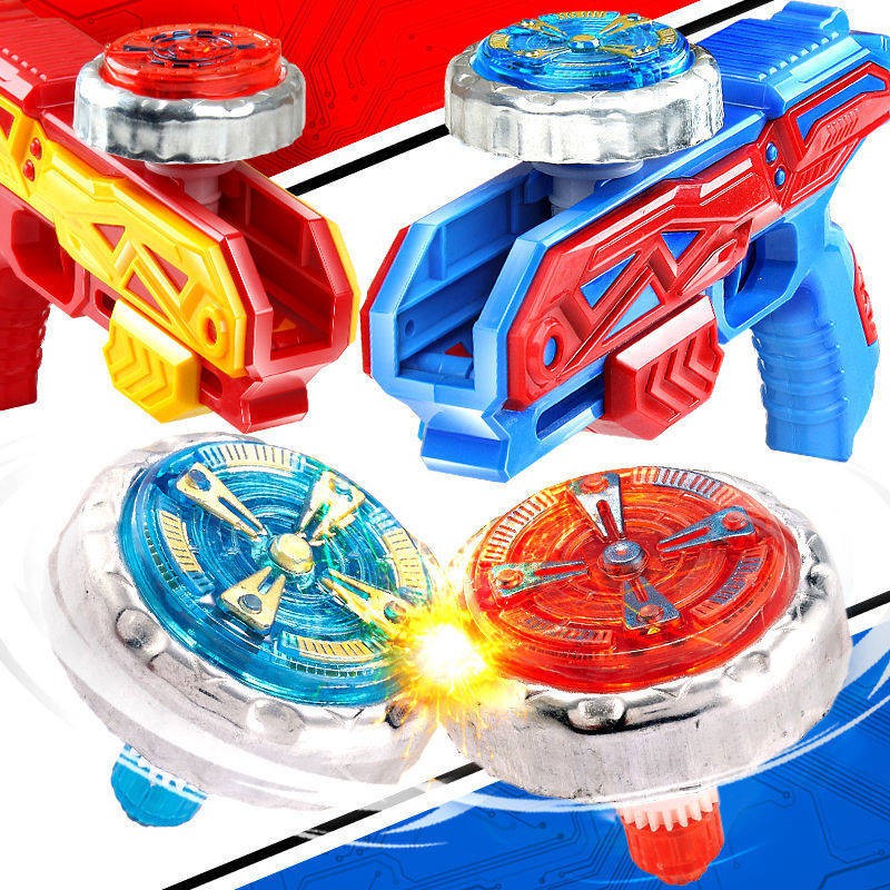 Trẻ em Magic Quay âm đạo Gyro Đồ chơi Cha mẹ-Trẻ em Battle Boy Chiếu sáng Súng Đồ chơi sáng 3-6-8-Sản phẩm mới