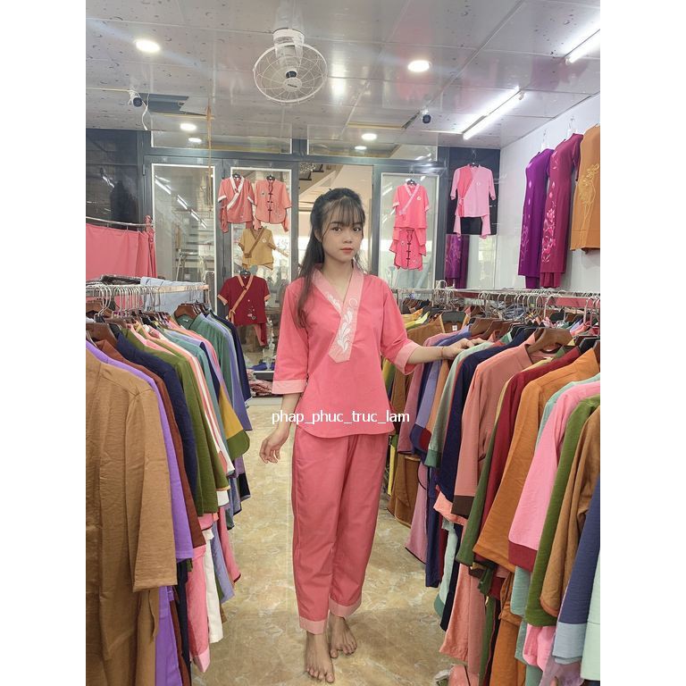 Đồ lam, đồ đi chùa mẫu cà vạt thanh lịch