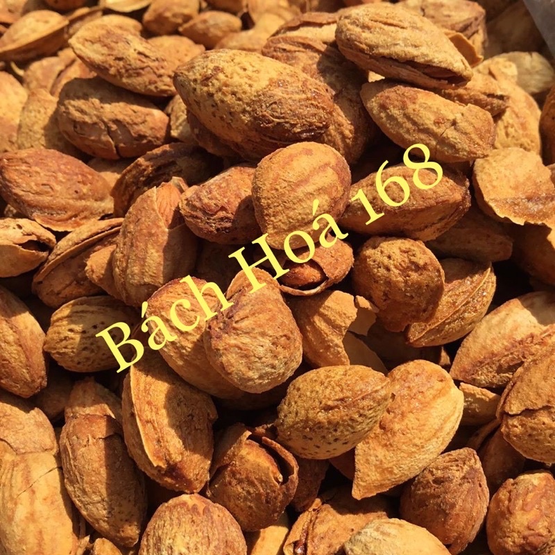 1kg hạt Hạnh Nhân rang bơ mỏng vỏ thơm béo