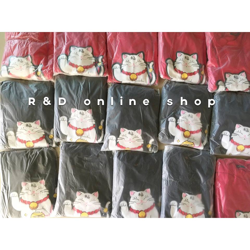 [Ảnh thật lên sóng] Áo sweater hàng loại 1 mèo may mắn Maneki Neko- Có 2 màu | BigBuy360 - bigbuy360.vn