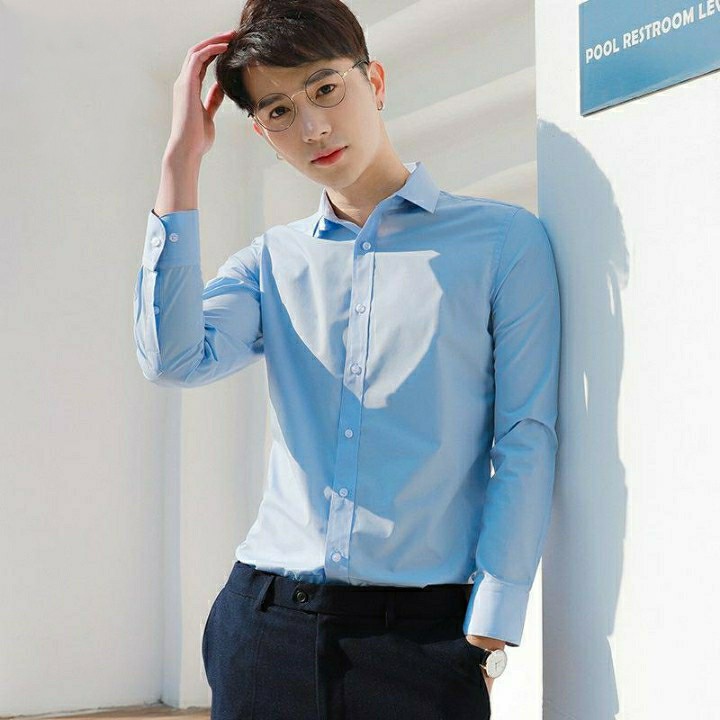 Áo sơ mi nam cổ bẻ dài tay dáng ôm [Cung cấp Sỉ Toàn Quốc] | BigBuy360 - bigbuy360.vn