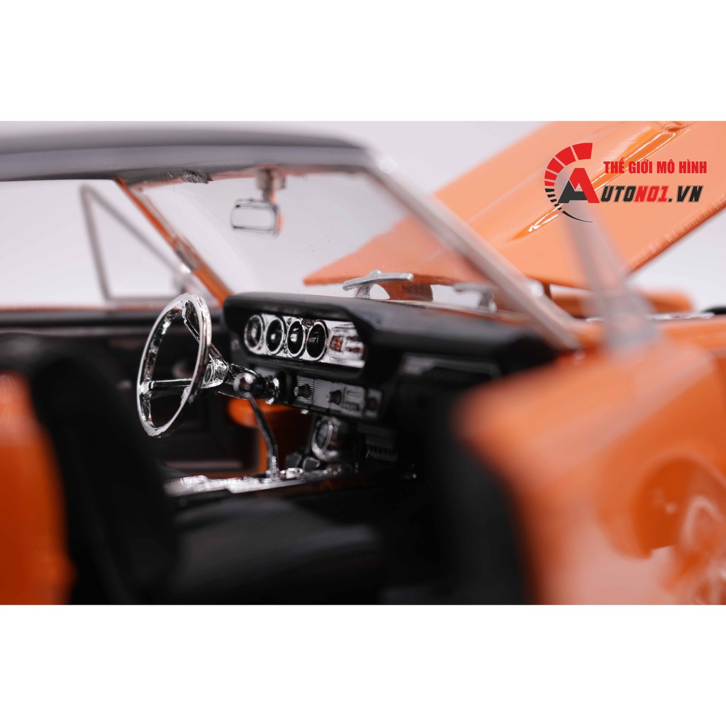 MÔ HÌNH XE PONTIAC GTO HURST EDITION ORANGE 1:18 MAISTO 2918