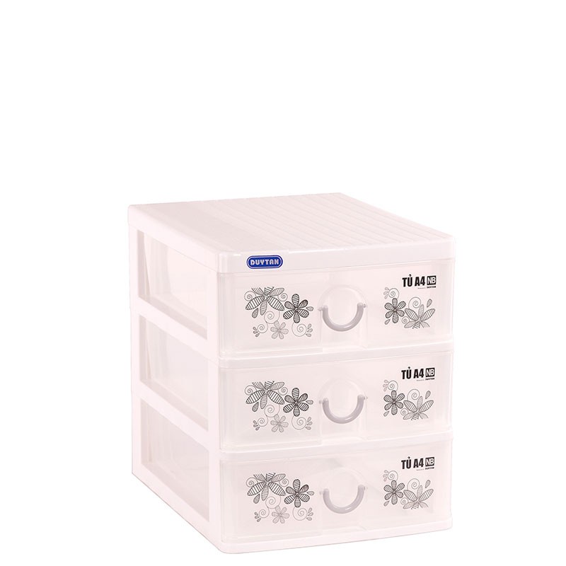 ❁◑☂ Tủ nhựa TOMI A4 NB Duy Tân 3 tầng (Chuyên dụng đựng vừa khổ giấy A4)