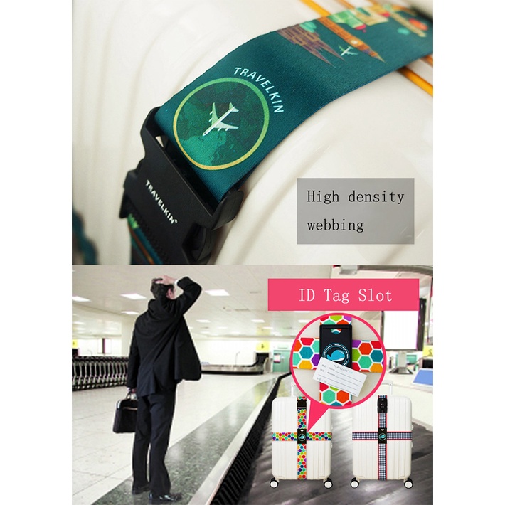 Dây Đai Cố Định Hành Lý Nhiều Màu Mới