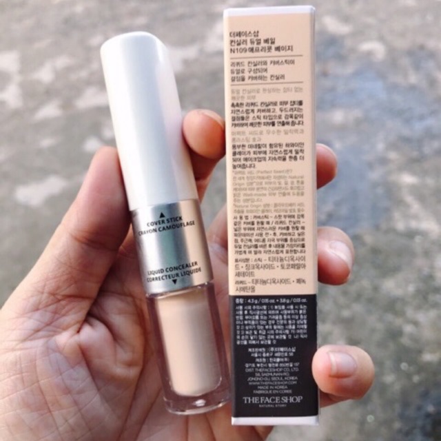 Che khuyết điểm 2 đầu Concealer Dual Veil Hàn Quốc