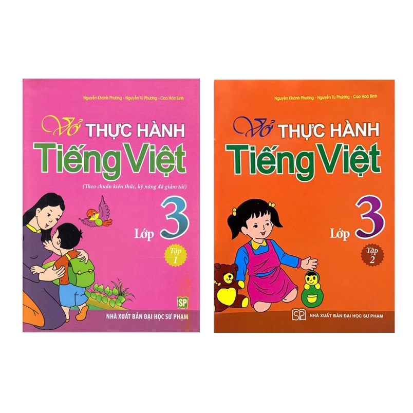 Sách - Combo Vở thực hành Tiếng Việt lớp 3 ( 2 Tập)