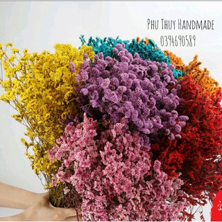 Hoa thủy tinh khô( bó nhỏ)- hoa sao khô trang trí nhà cửa