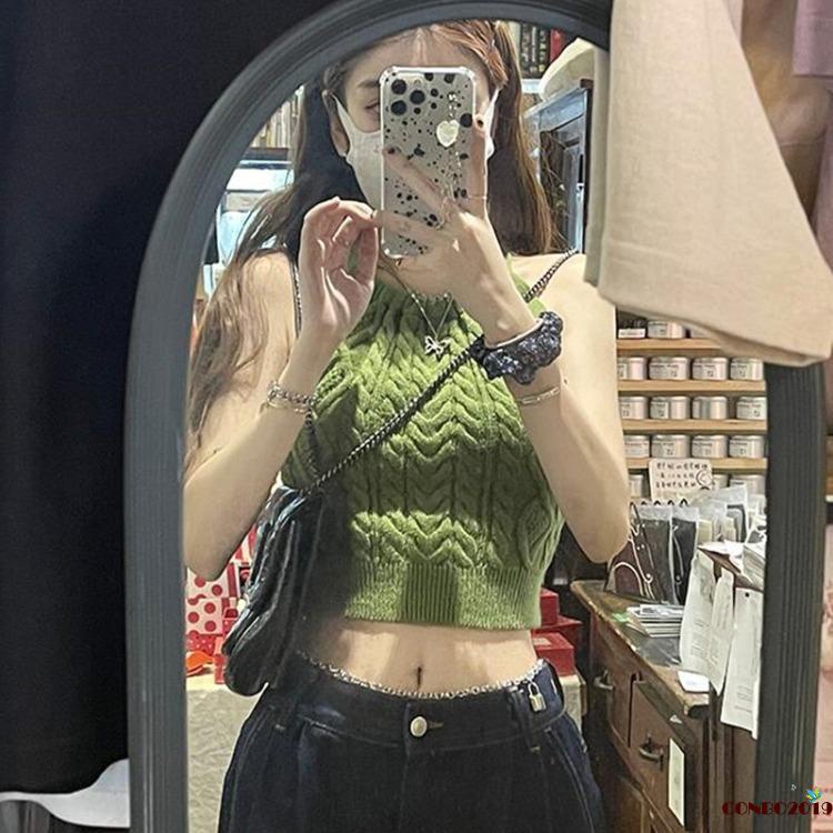 Áo Hai Dây Thiết Kế Quyến Rũ Thời Trang Xuân Thu Cho Nữ