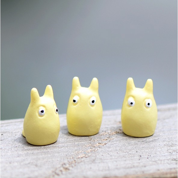 Combo 02 mô hình Chibi Totoro trang trí tiểu cảnh, móc khóa, DIY