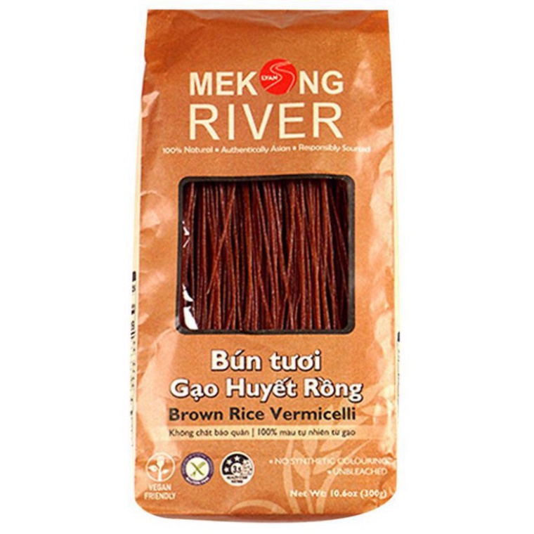 Bún Tươi Gạo Huyết Rồng Mekong River Gói 300G . ...