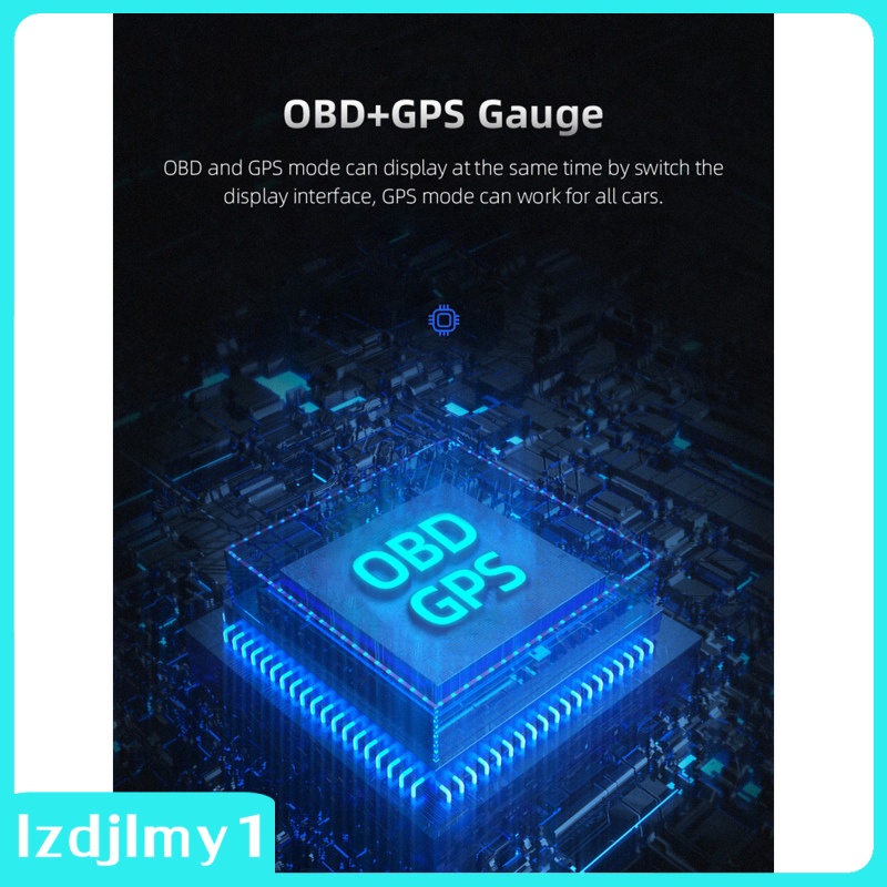 [giá giới hạn] Car Head Up Display GPS OBD2 OBD Driving Computer Voltmeter LCD Screen