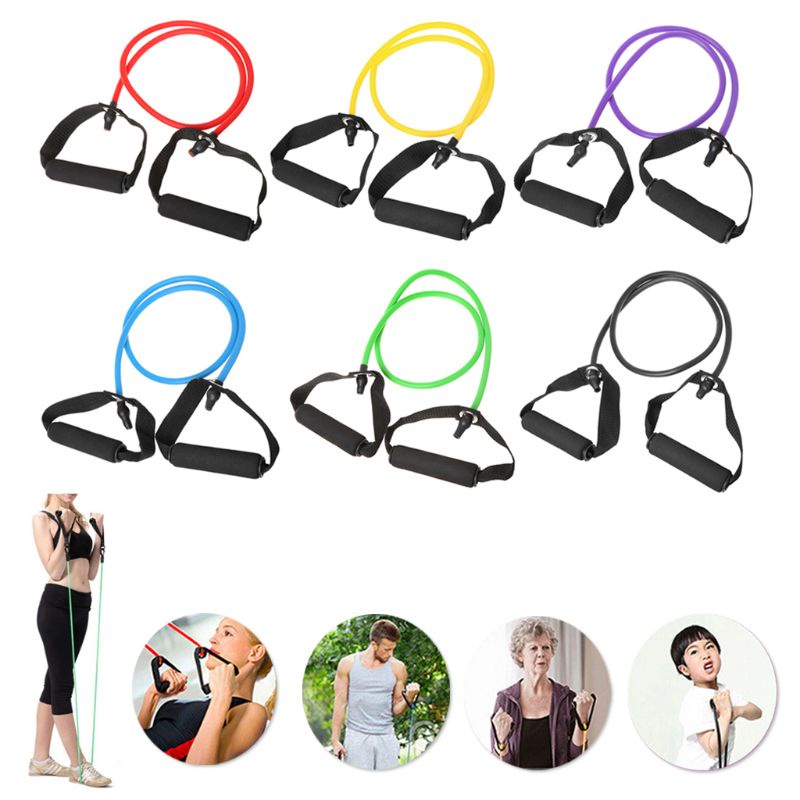 Dây Kháng Lực Co Giãn Bằng Latex Hỗ Trợ Luyện Tập Yoga / Thể Hình