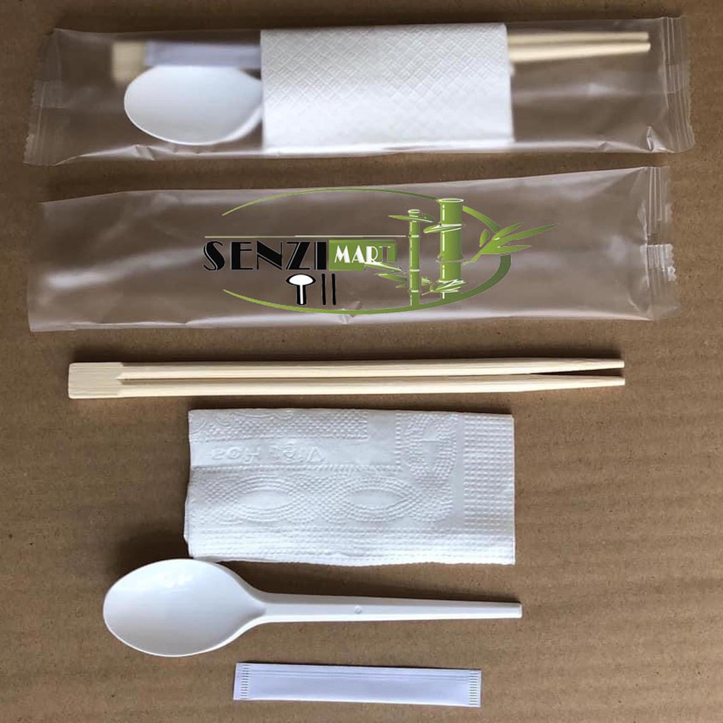 [Combo 4 in 1] Set đũa ăn dùng 1 lần (100 Set/1 túi) chất lượng cao cấp
