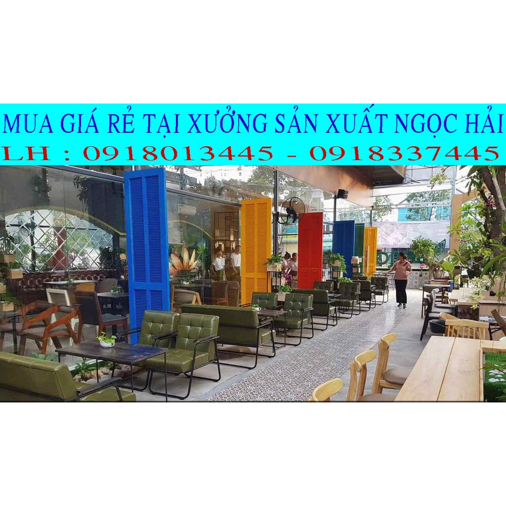 bàn ghế gỗ cafe giá rẻ