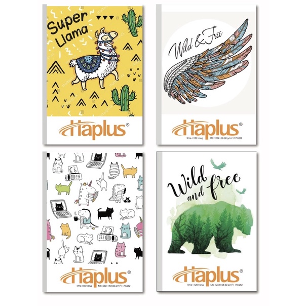 Vở kẻ ngang Hải Tiến Haplus - Time 80 trang